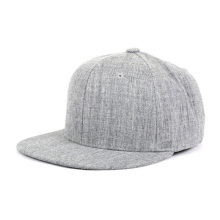 Gorra de béisbol Snapback Hip Hop Hat gris